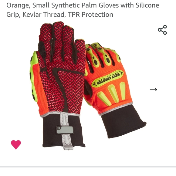 🚨 $5 w/Bundle Purchase 🔥NEW West Chester Rigger Gloves Kevlar TPR Protection L - Picture 2 of 5